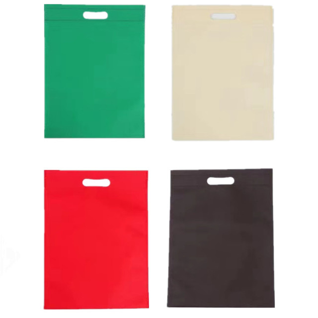 彩色 D-cut Eco 50gsm 无纺布购物袋 价格便宜的无纺布袋
