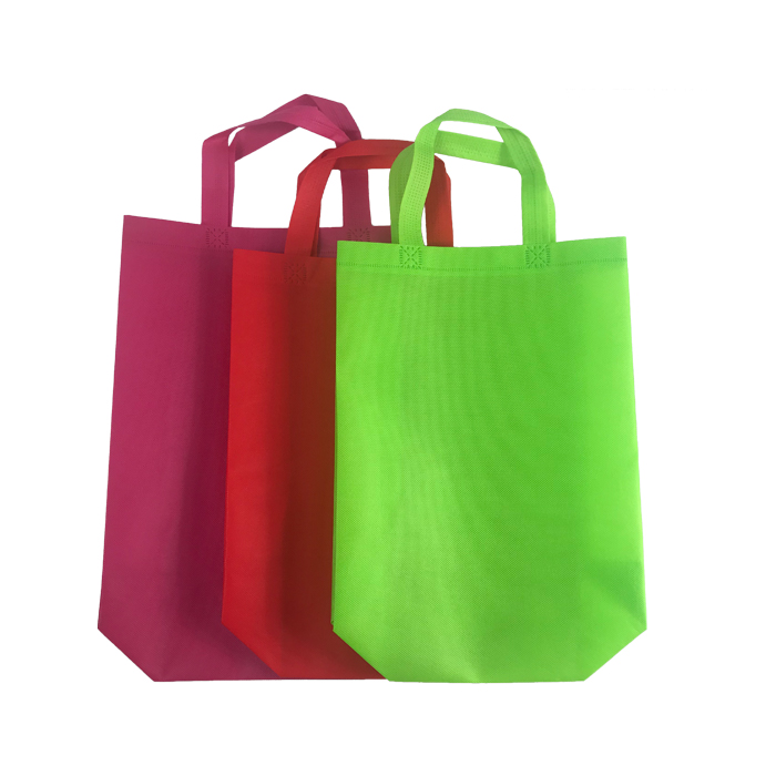 中国生态彩色可折叠 100% pp 手提袋无纺布购物袋