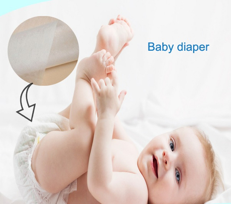 限时促销婴儿尿布柔软亲水性100％PP纺粘无纺布